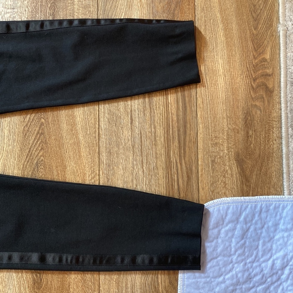 black Polo Ralph Lauren tuxedo-style leggings/dress pants - Picture 5 of 6